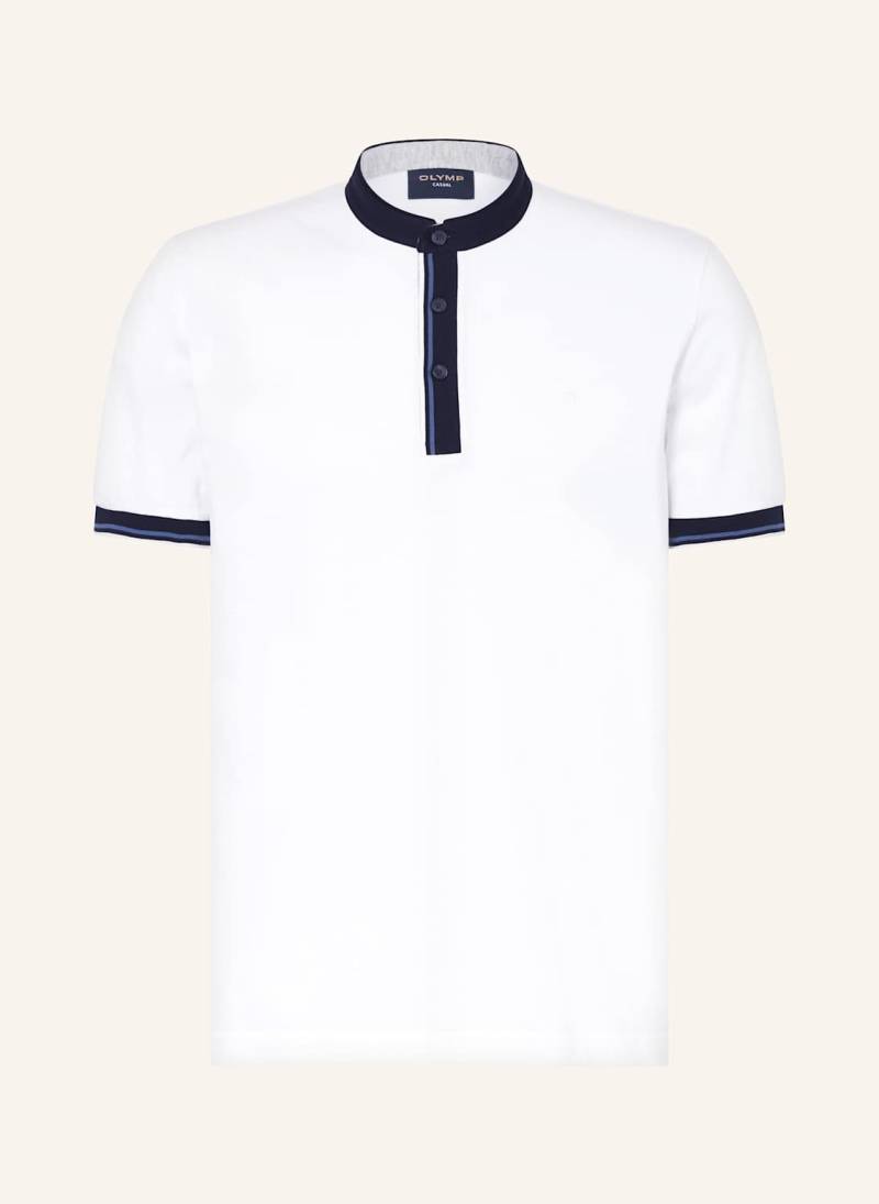 Olymp Piqué-Poloshirt weiss von Olymp