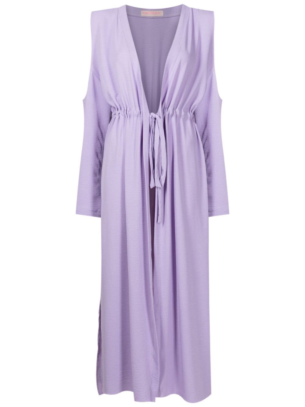 Olympiah Jussi tie-fastening beach dress - Purple von Olympiah