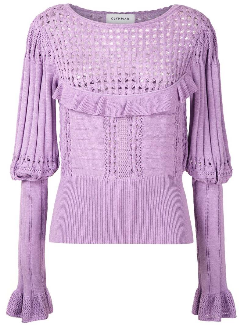 Olympiah Monter long sleeves blouse - Purple von Olympiah