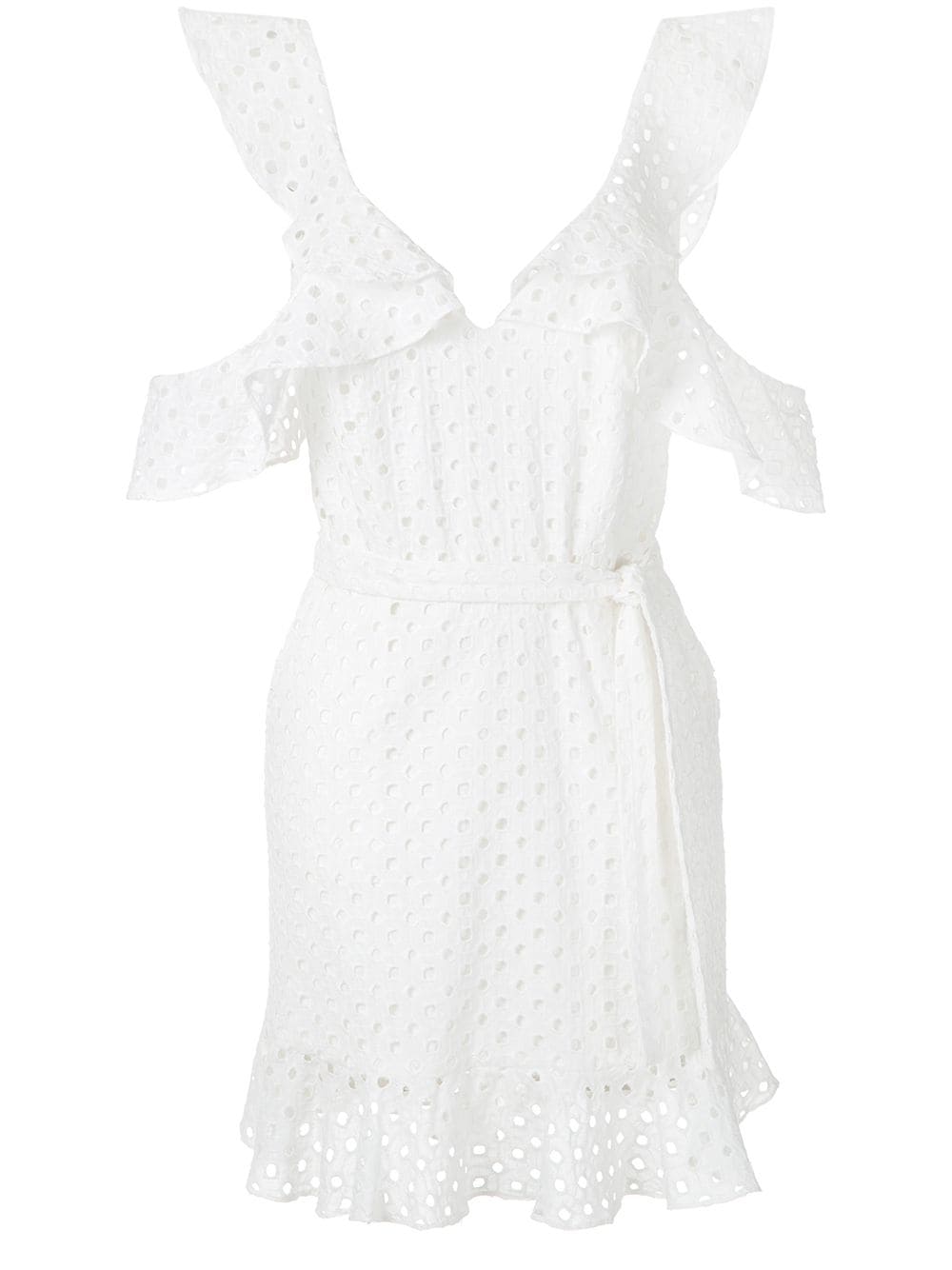 Olympiah Orchid laise dress - White von Olympiah