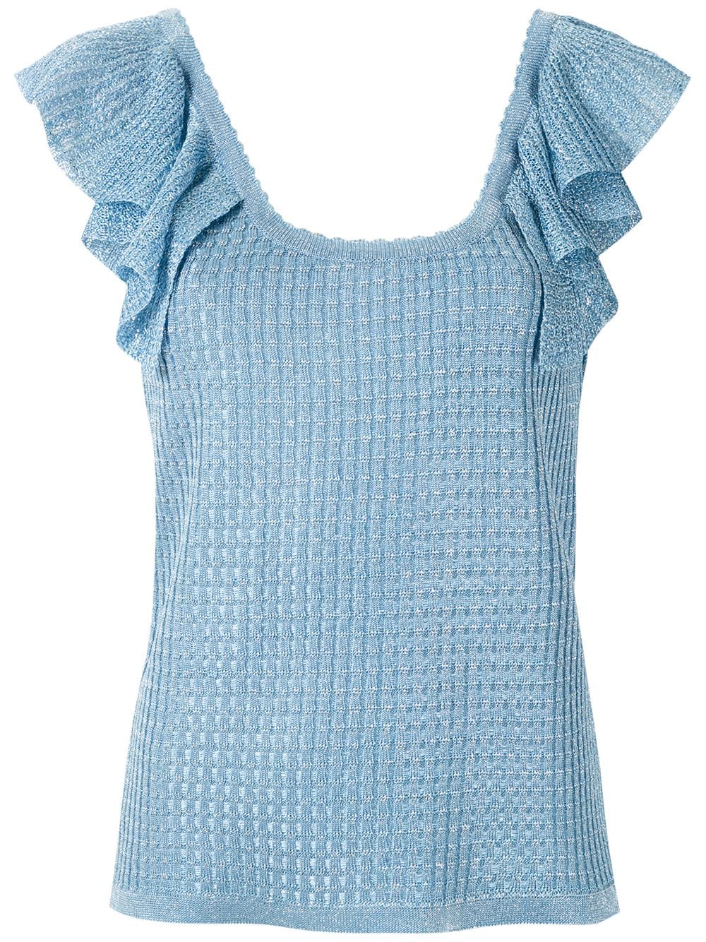 Olympiah Sable knitted tank top - Blue von Olympiah