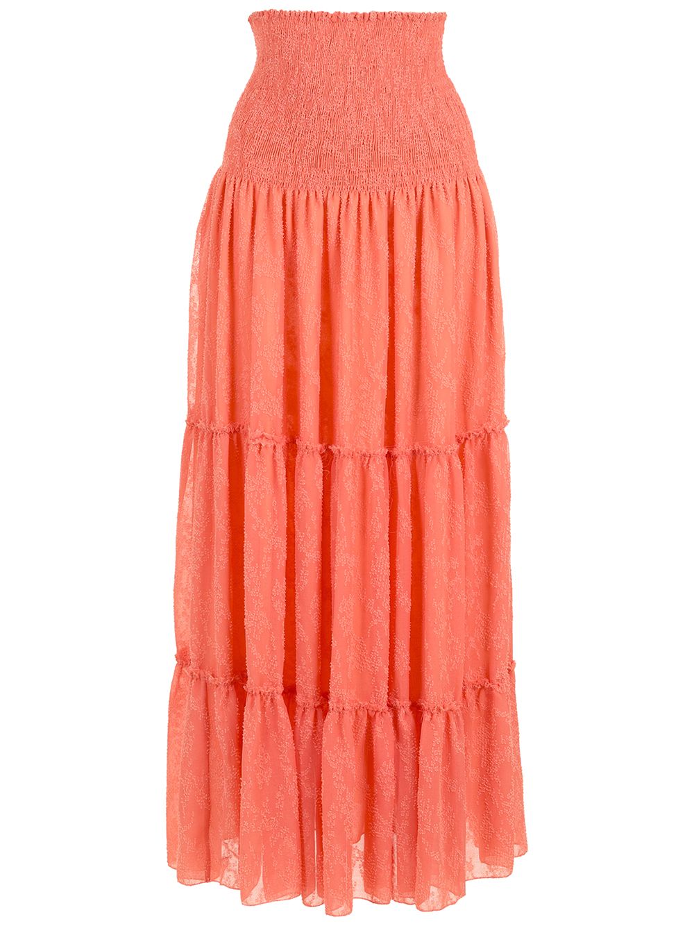 Olympiah high-waisted pleated maxi skirt - Orange von Olympiah