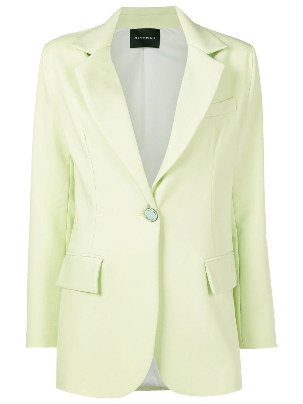 Olympiah single-breasted tailored blazer - Green von Olympiah