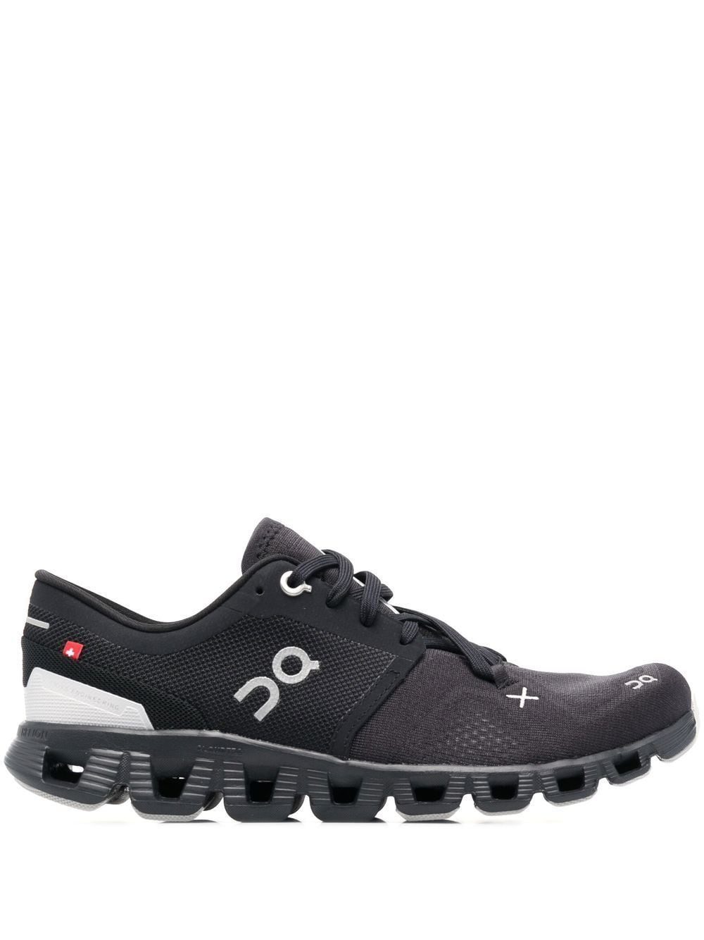 On Running Cloud X3 lace-up sneakers - Black von On Running