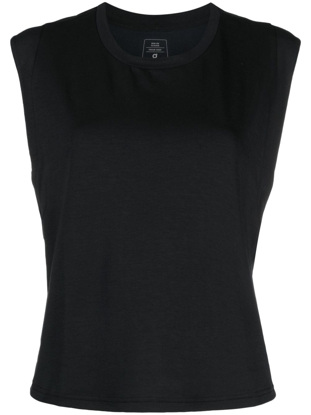 On Running Focus Crop jersey training top - Black von On Running