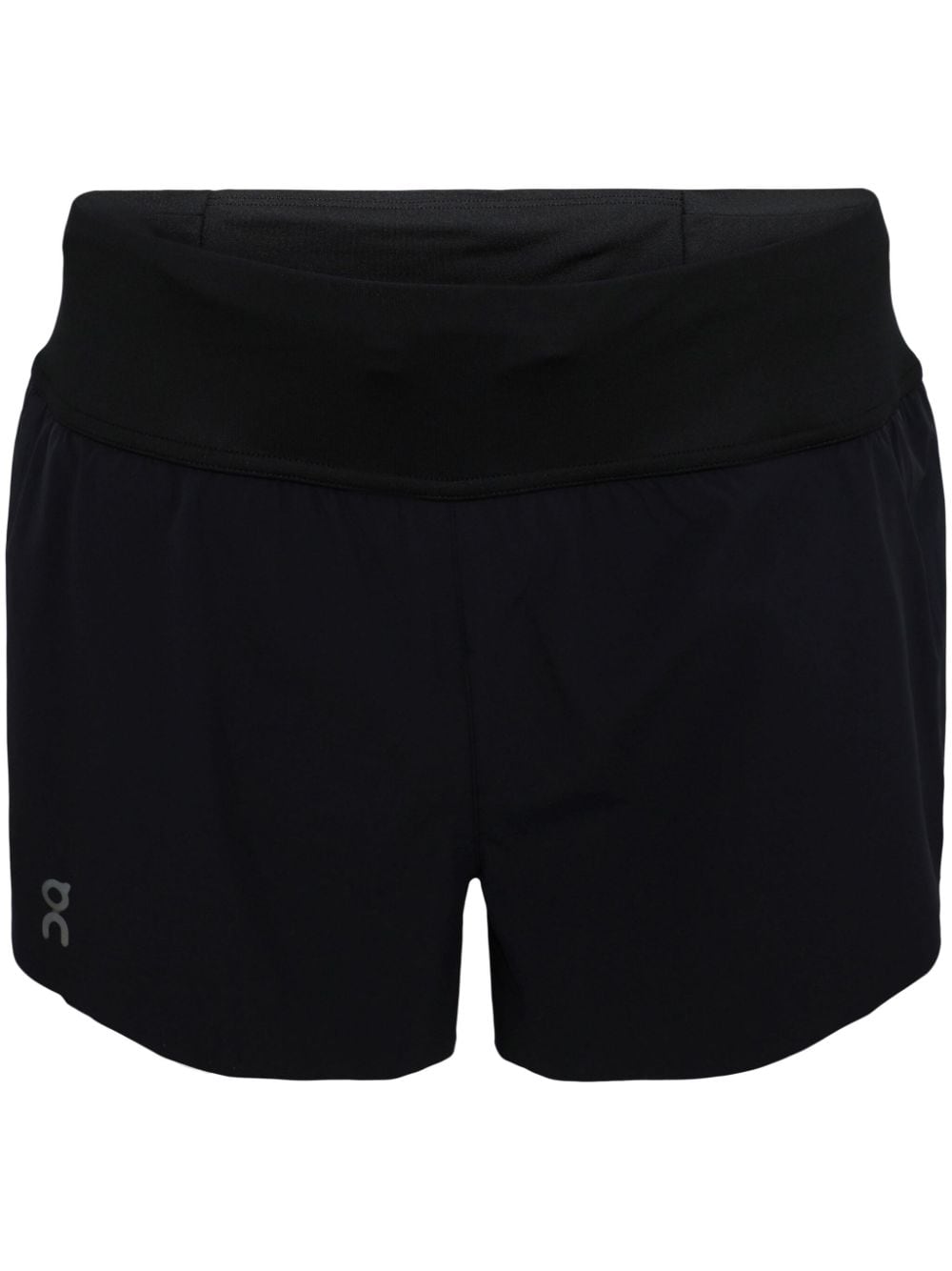 On Running logo-print running shorts - Black von On Running