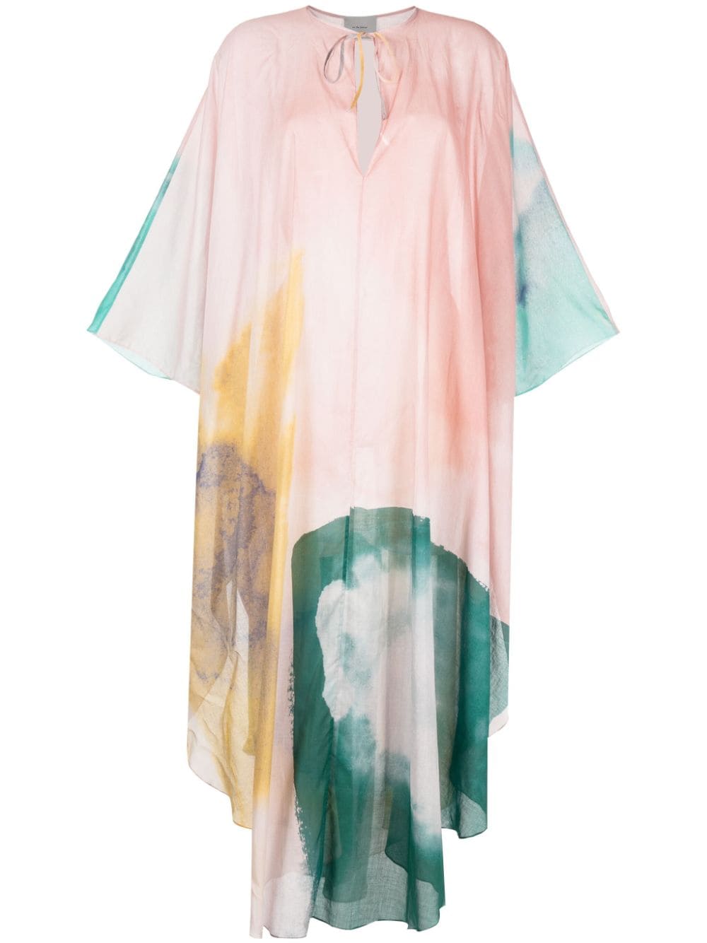 On The Island tie-dye cotton kaftan - Pink von On The Island