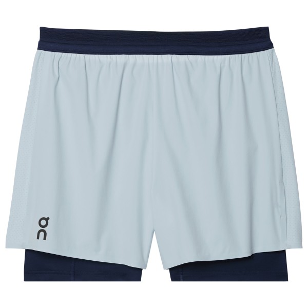 On - 5 Performance 2In1 Short - Laufshorts Gr S grau von On