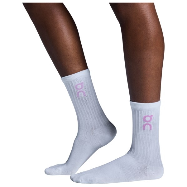 On - Logo Sock High 3-Pack - Multifunktionssocken Gr L - EU: 47 - 49 grau von On