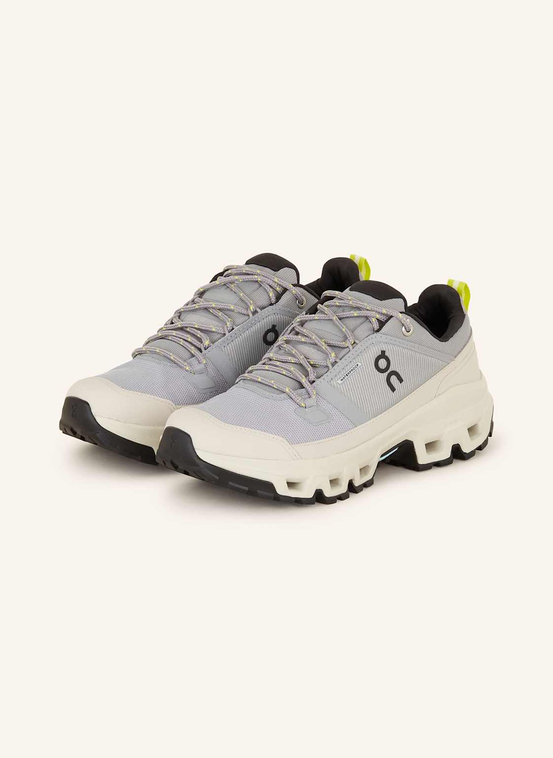 On Wanderschuhe Cloudrock Low Wp grau On Wanderschuhe Cloudrock Low Wp grau von On