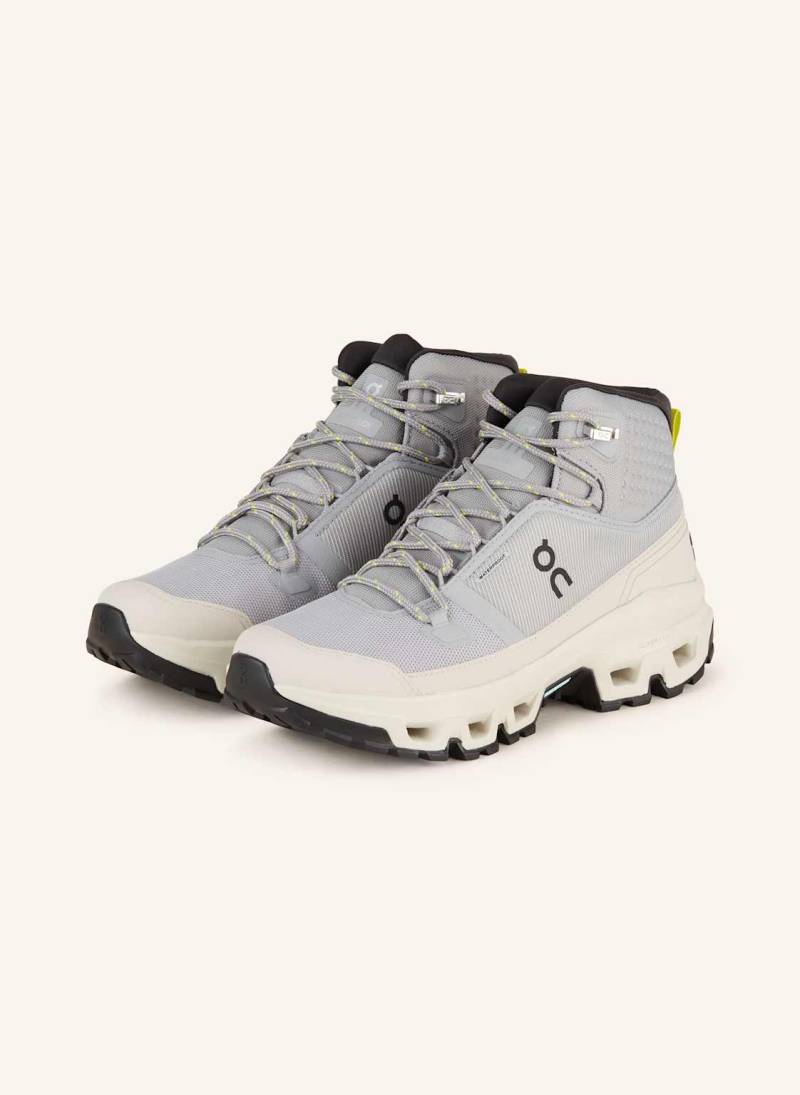 On Wanderschuhe Cloudrock Mid Wp grau von On