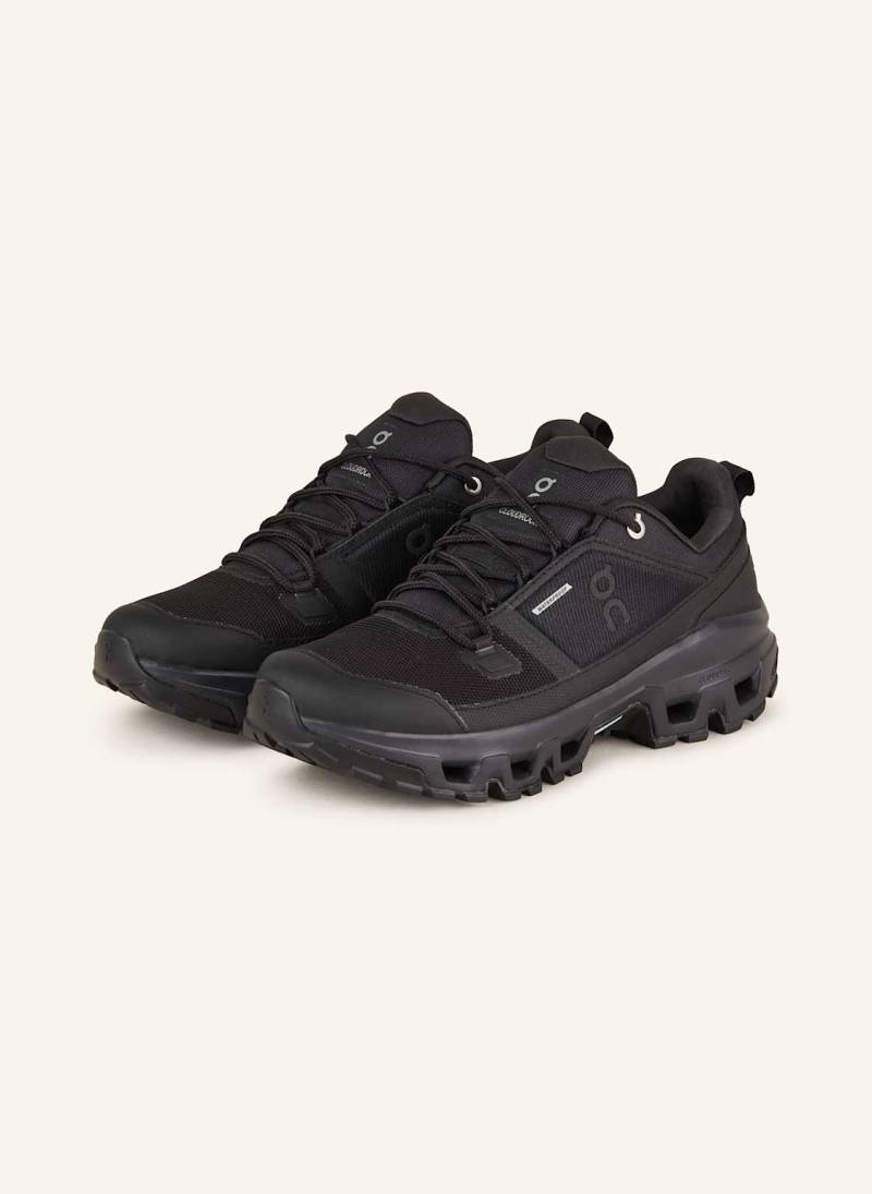 On Wanderschuhe Cloudrock Low Wp schwarz von On