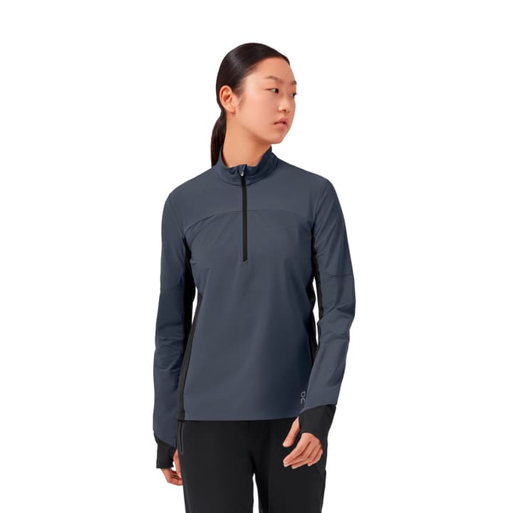 On W Trail Breaker Pullover dunkelgrau von On