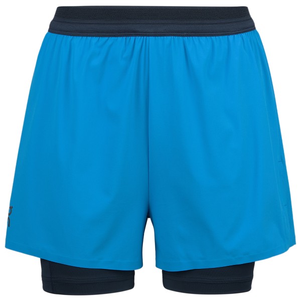 On - Women's 3 Performance 2/1 Shorts - Laufshorts Gr XL blau von On