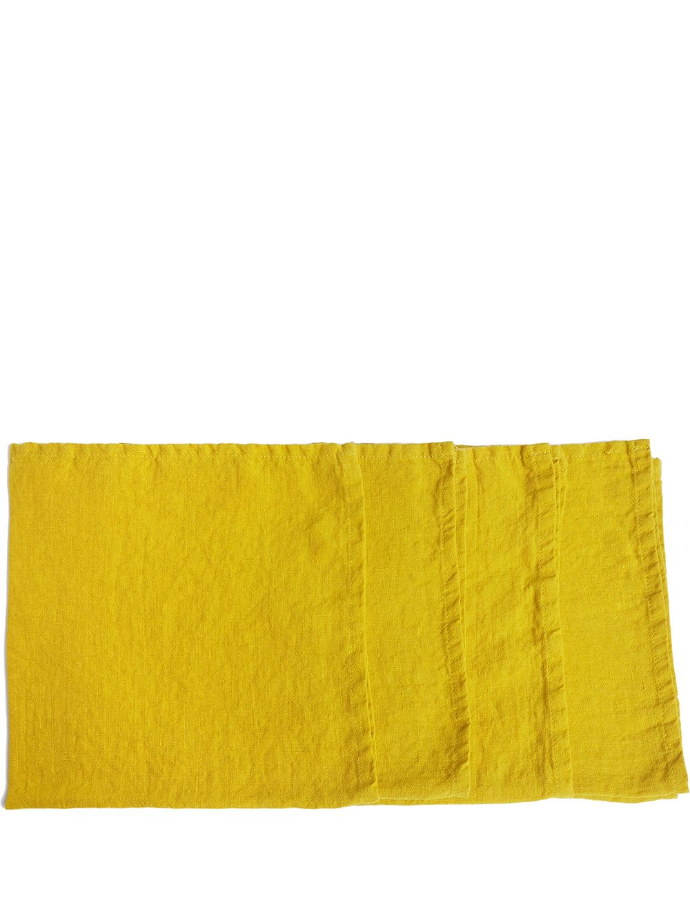 Once Milano four pack linen napkins - Yellow von Once Milano