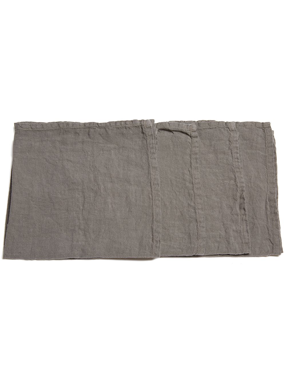 Once Milano four-set linen napkins - Grey von Once Milano