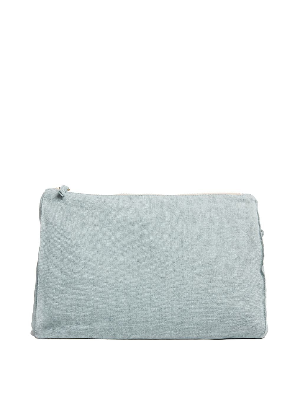 Once Milano zip-up linen wash bag - Blue von Once Milano