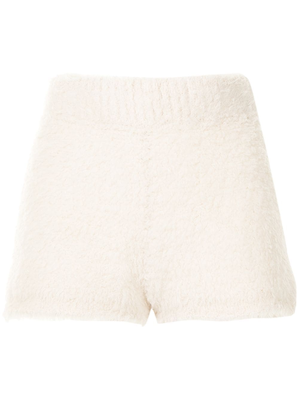 Onefifteen high-waisted knitted shorts - White von Onefifteen