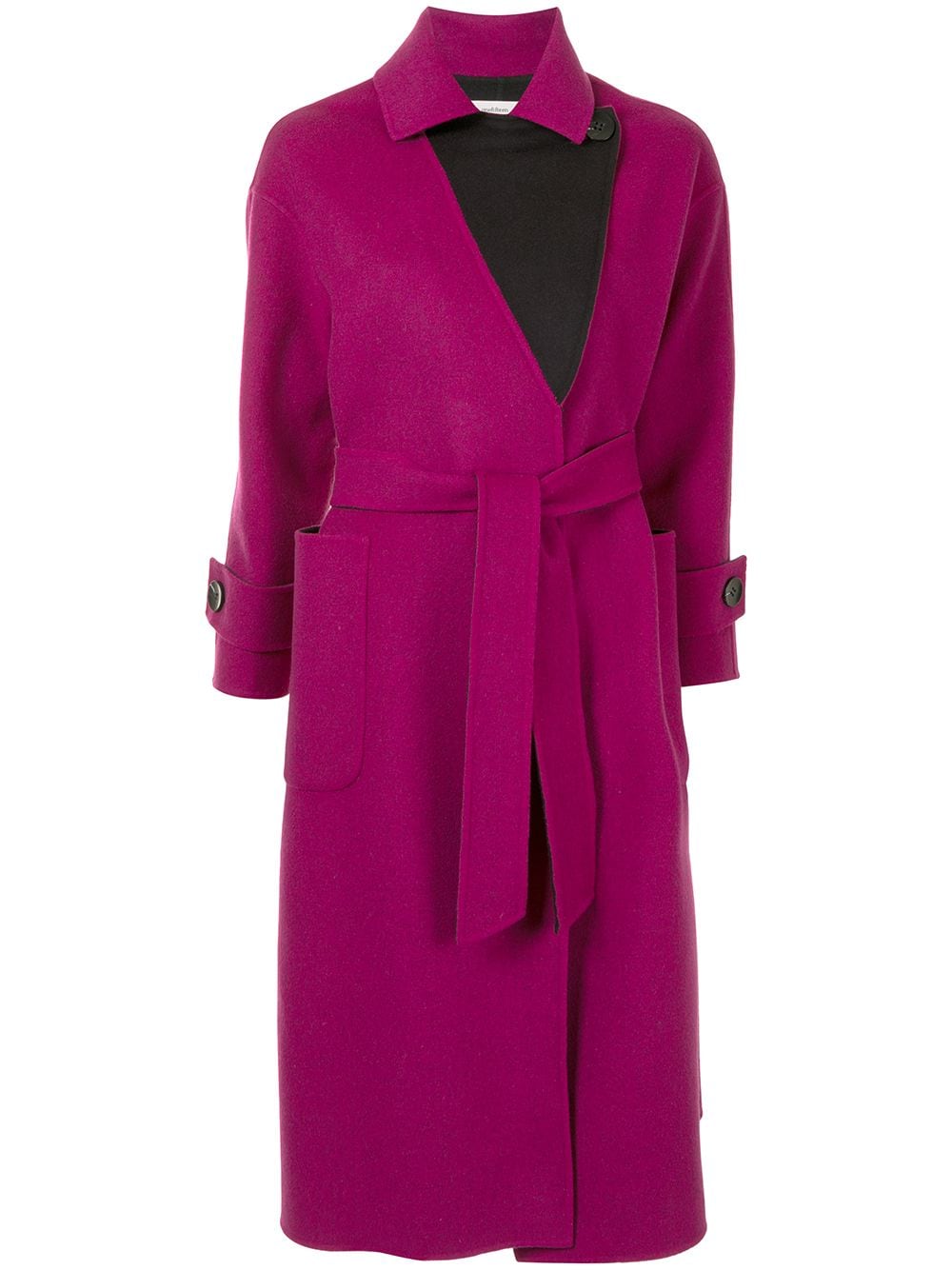 Onefifteen mid-length belted coat - Pink von Onefifteen