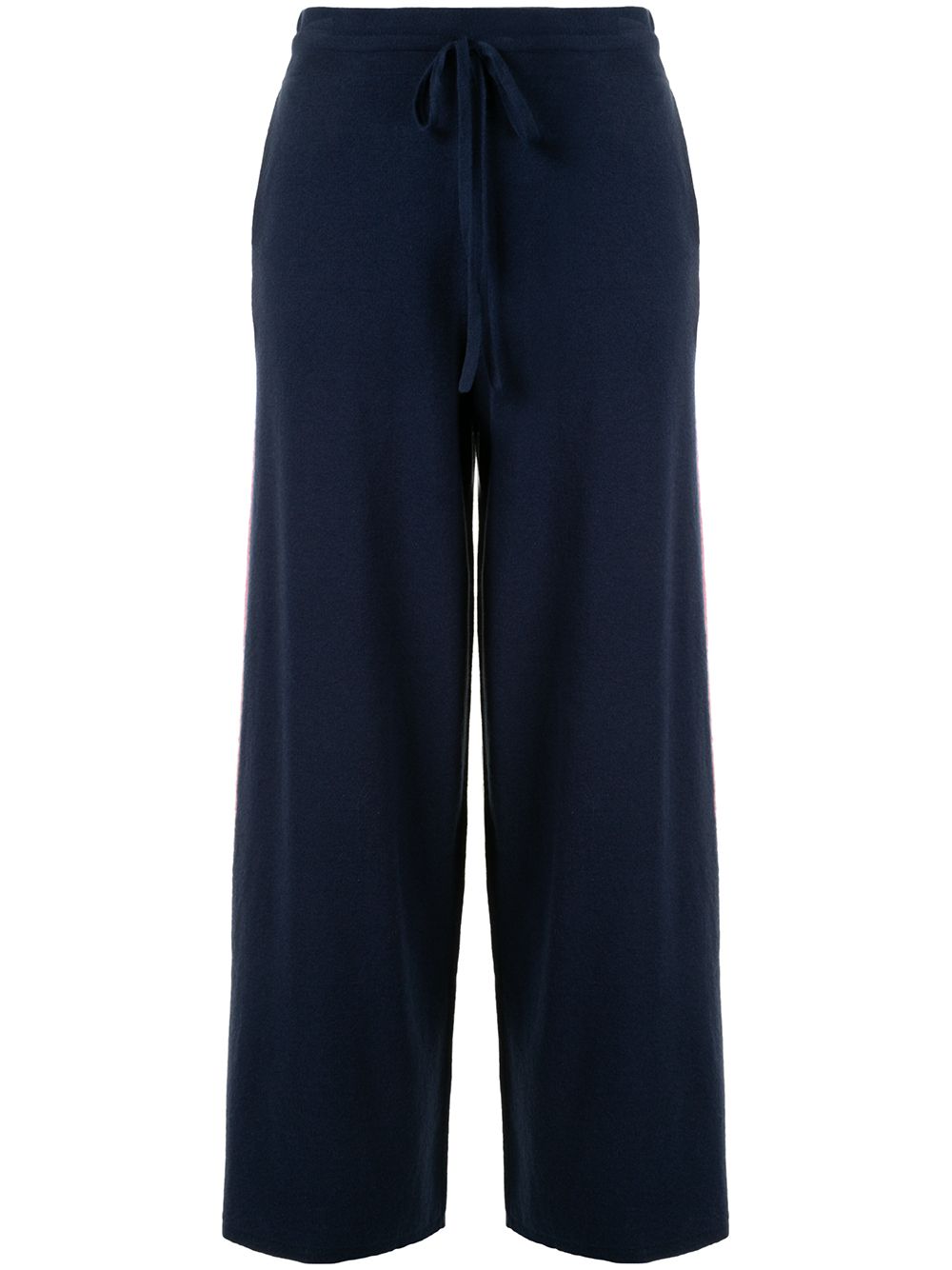 Onefifteen stripe side wide leg trousers - Blue von Onefifteen