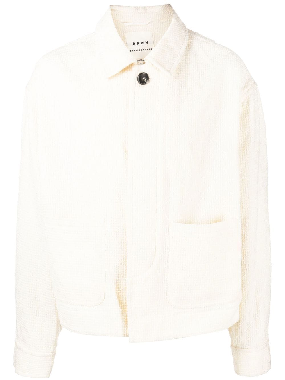 Onefifteen x ANOWHEREMAN buttoned-up jacket - White von Onefifteen