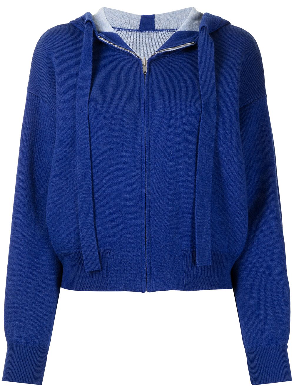 Onefifteen zip-up drawstring hoodie - Blue von Onefifteen