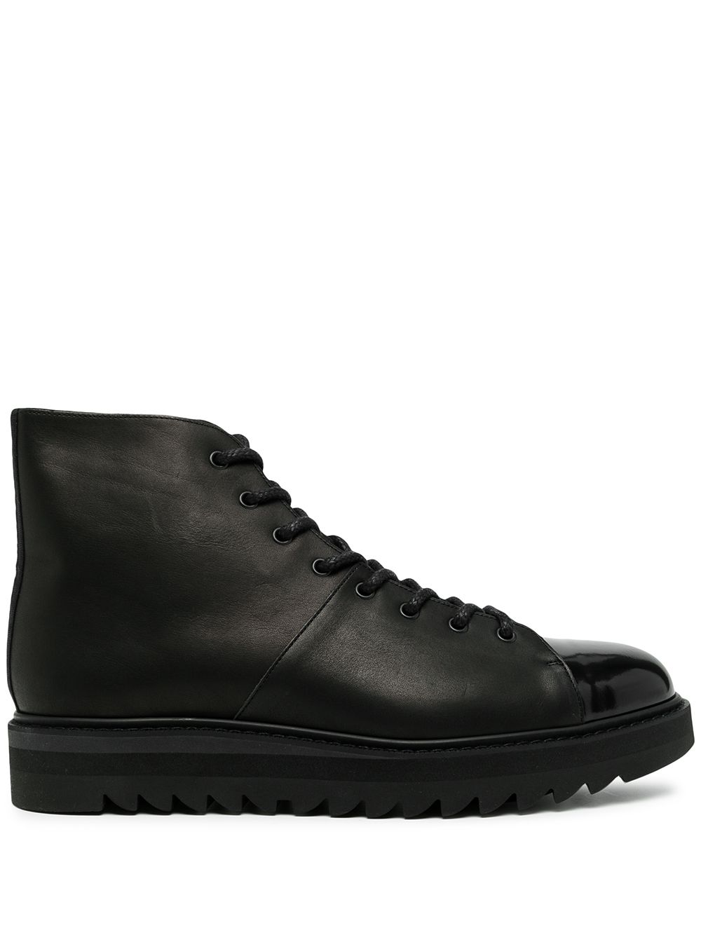 Onitsuka Tiger lace-up leather boots - Black von Onitsuka Tiger