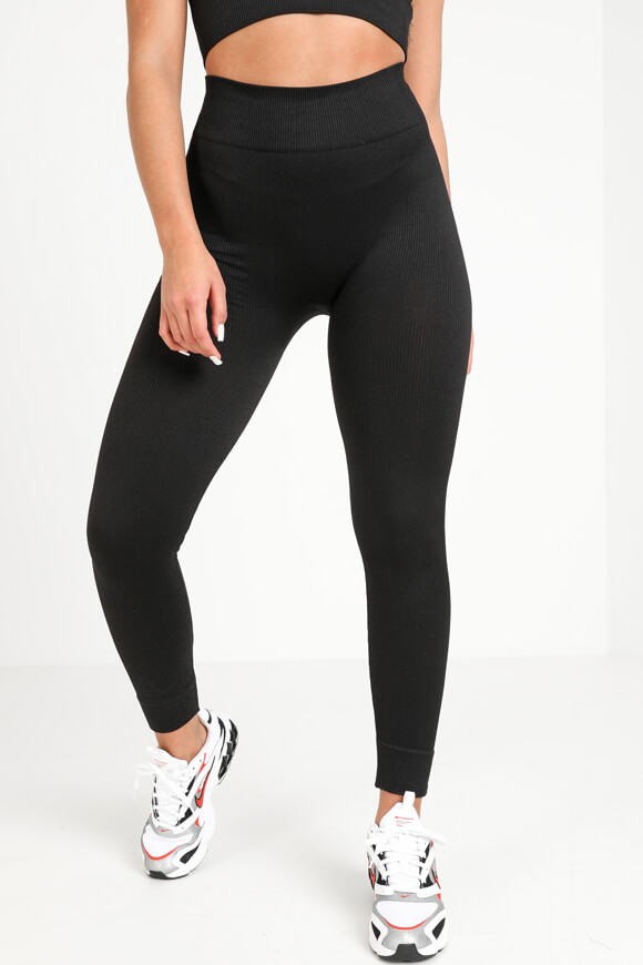 Only Play Gerippte Leggings | Schwarz | Damen  | M/L von Only Play