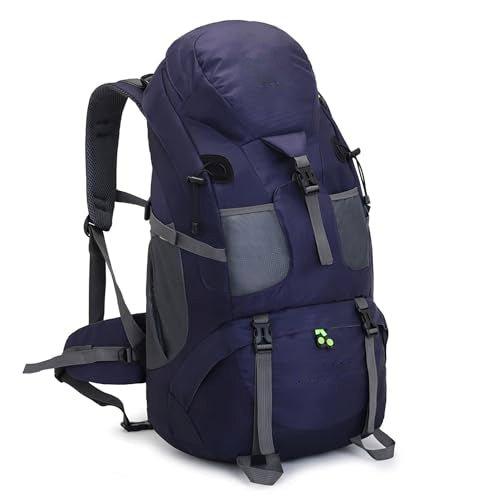 50l Leichter Wasserfester Wanderrucksack, Outdoor Sport Tagesrucksack Reisetasche Für Klettern Unisex Grau ONE SIZE von Only-bags.store