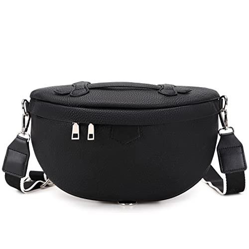 Bauchtasche Gürteltasche, Sport Mode Hüfttaschen Brustbeutel Umhängetasche Crossbody Bag Mit Herren Schwarz von Only-bags.store