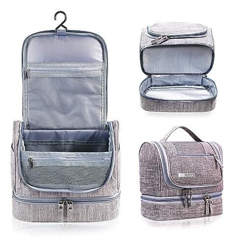 Kulturtasche, Kulturbeutel, Tragbare Wasserdichte Kosmetiktasche, Reisetasche Unisex Grau ONE SIZE von Only-bags.store