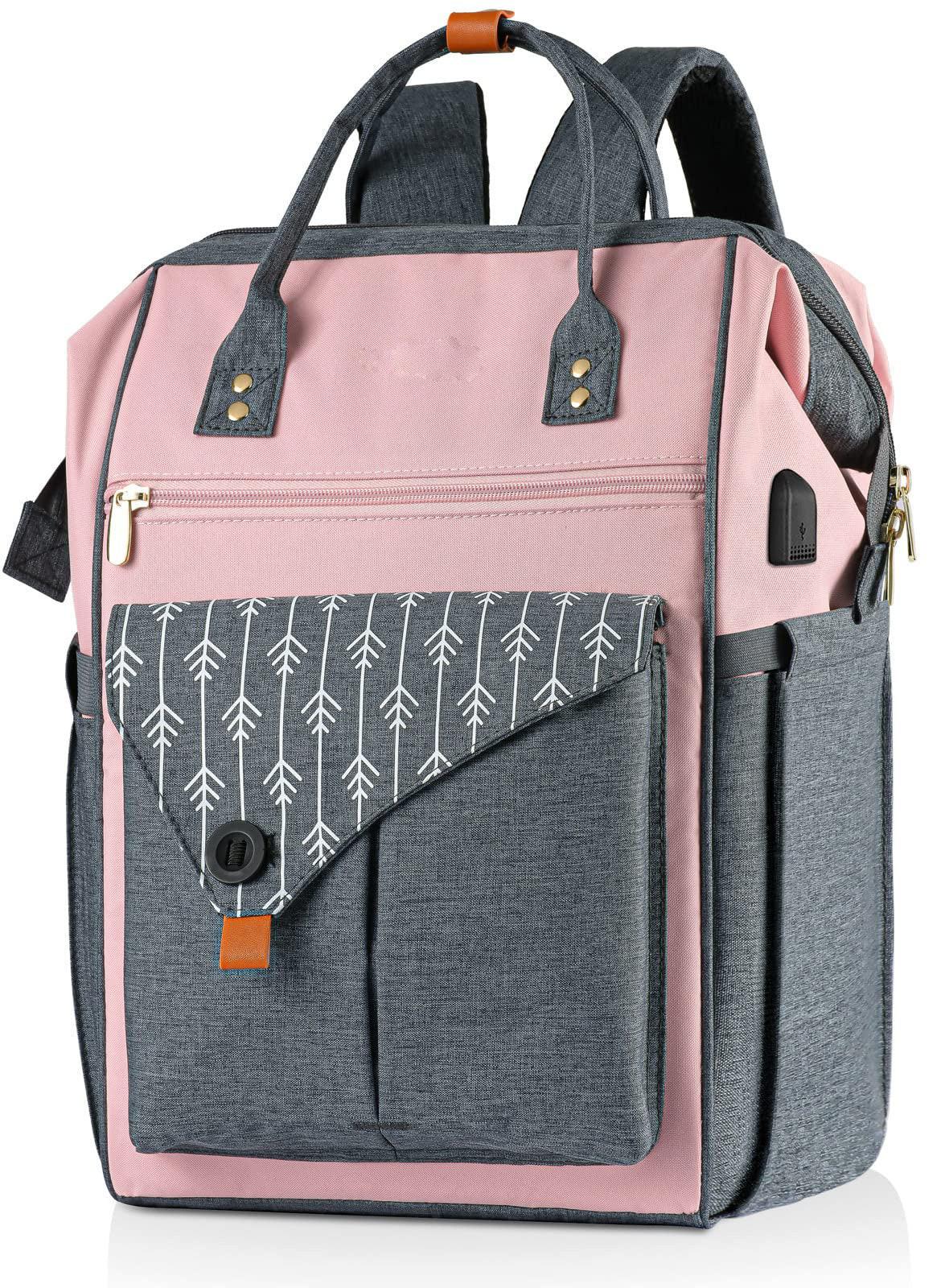 Laptop-rucksack 15,6 Zoll Schulrucksack Teenager Wasserdichte Schultasche Anti-diebstahl Mit Unisex Pink ONE SIZE von Only-bags.store