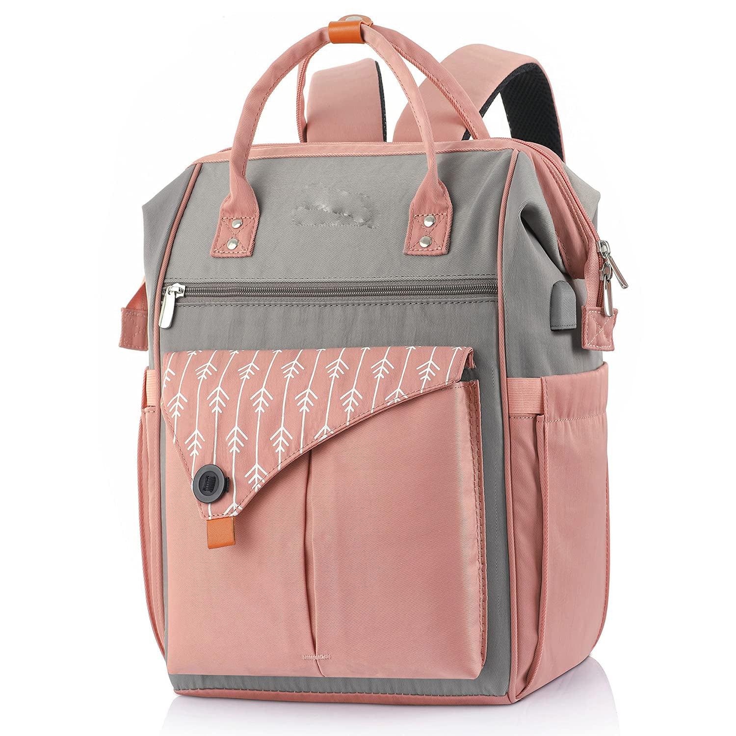Laptop-rucksack 15,6 Zoll Schulrucksack Teenager Wasserdichte Schultasche Anti-diebstahl Mit Unisex Pink ONE SIZE von Only-bags.store