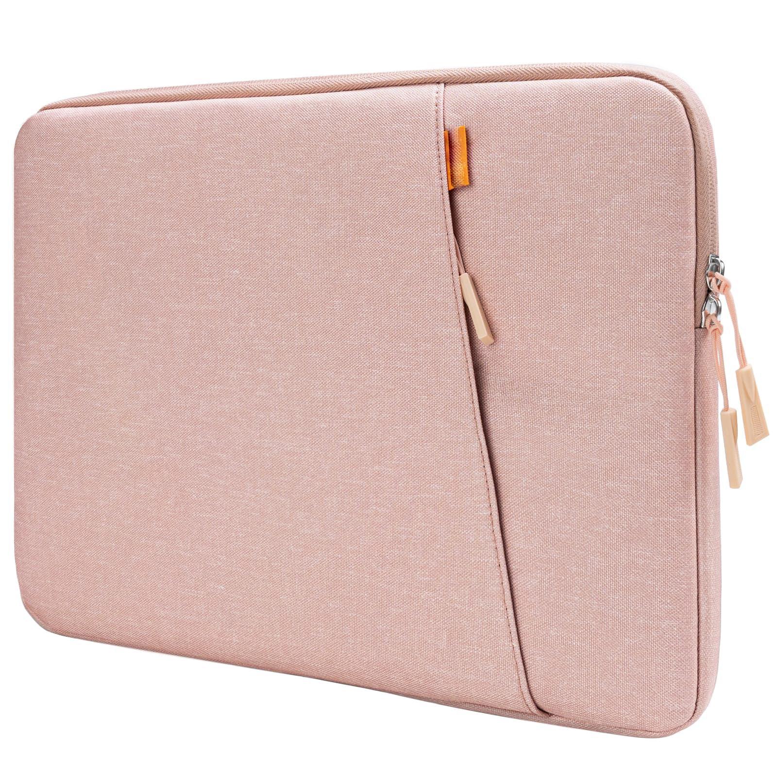 Laptop-tasche, Filz-laptop-schutzhülle Mit Zusätzlicher Filztasche Und Mauspad Damen Pink ONE SIZE von Only-bags.store