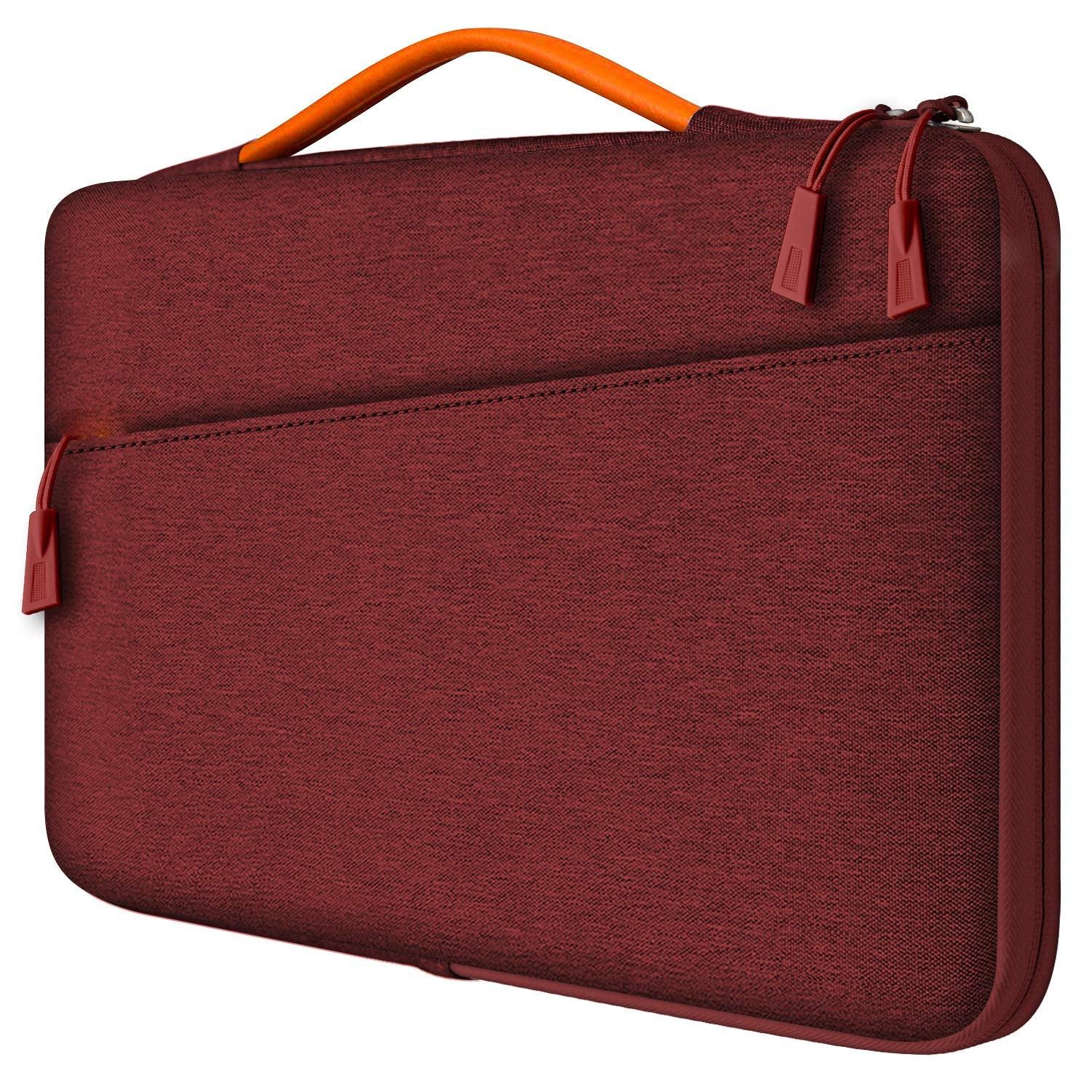 Laptophülle Für Macbook Air/pro, Macbook Pro 2021 M1, Wasserdichte Laptophülle Laptophülle Mit Griff Damen Rot ONE SIZE von Only-bags.store