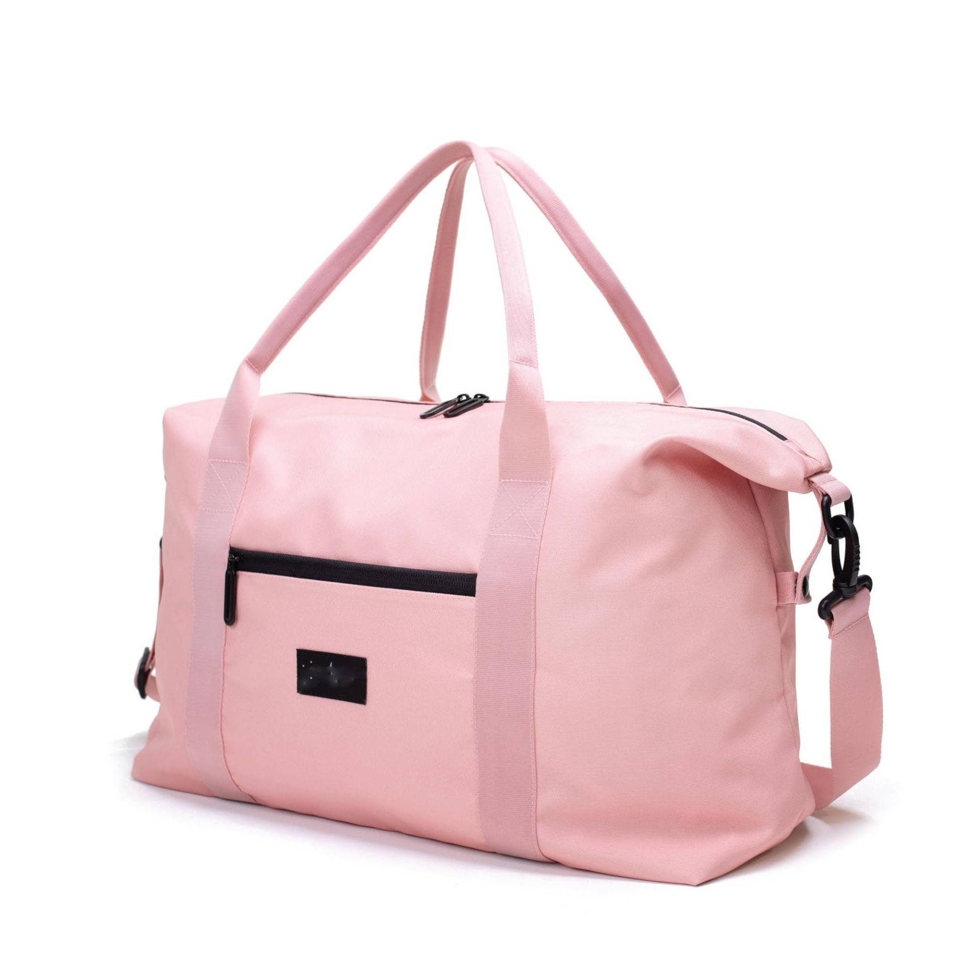 Reisetasche, Weekender / Reisetasche Für Die Nacht, Sporttasche Blush Damen Pink ONE SIZE von Only-bags.store