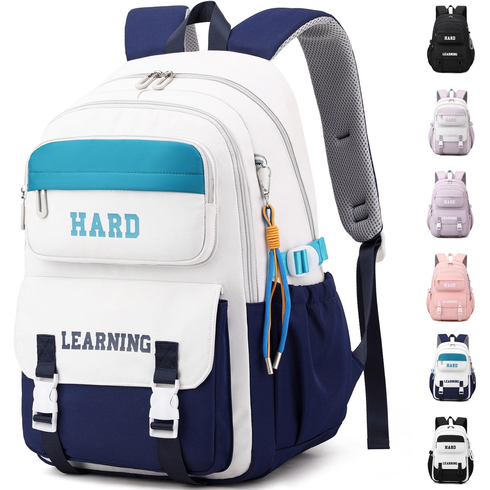 Schultasche Sekundarschule Daypack, Laptop-rucksack, Wasserfester Rucksack Für Teenager Unisex Blau ONE SIZE von Only-bags.store