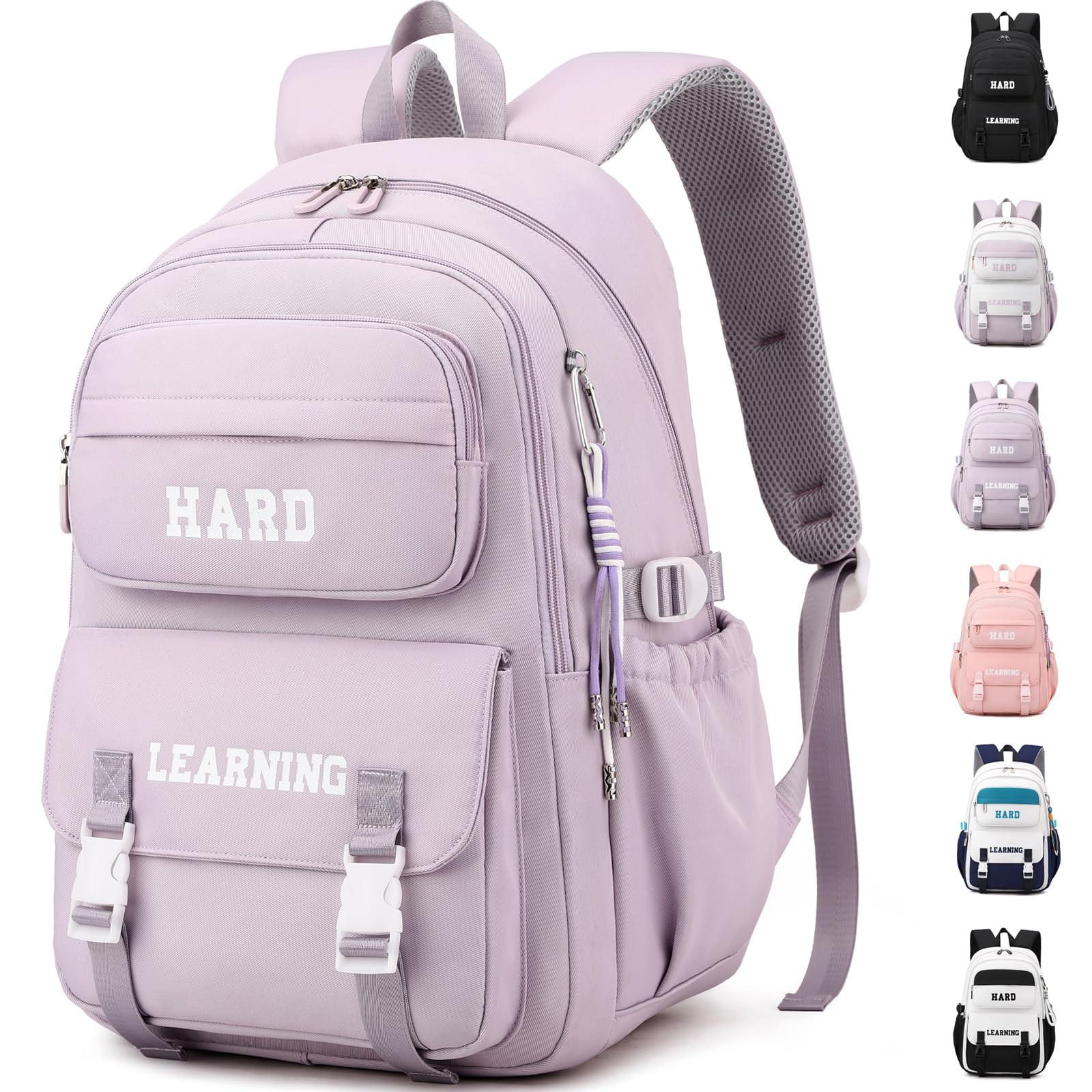 Schultasche Sekundarschule Daypack, Laptop-rucksack, Wasserfester Rucksack Für Teenager Unisex Violett ONE SIZE von Only-bags.store