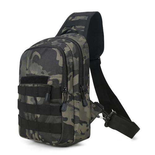 Tactical Chest Bag Militärische Umhängetasche Tactical Chest Sling Pack Crossbody Bag Herren Multicolor von Only-bags.store