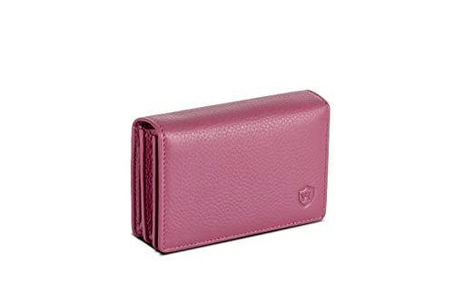 Visitenkartenetui Leder Mit Rfid-schutz Damen Pink ONE SIZE von Only-bags.store