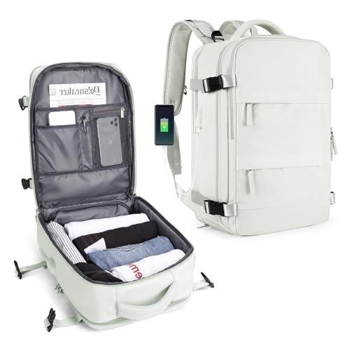 Wanderrucksack Wasserdicht Outdoor Sport Rucksack Casual Daypack Schultasche Fit 14 Zoll Laptop Mit Unisex Offwhite ONE SIZE von Only-bags.store