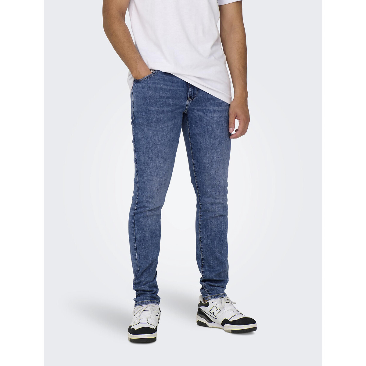 Jeans Loom aus Stretch-Denim, Slim-Fit von Only & Sons