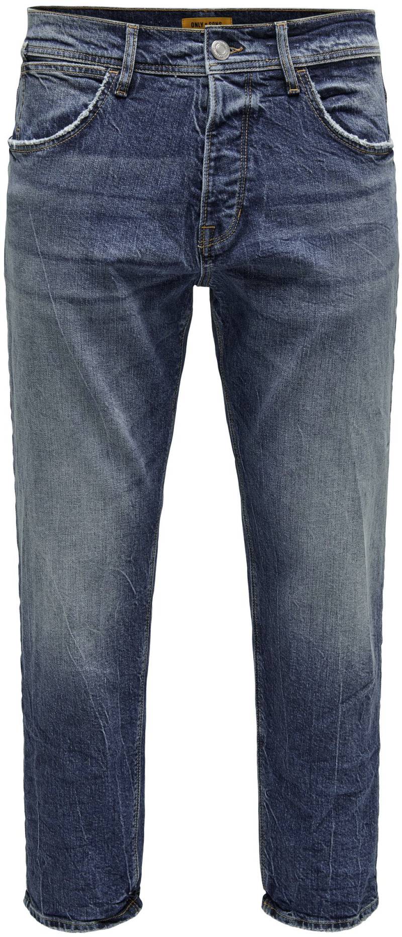 ONLY & SONS 5-Pocket-Jeans »ONSAVI COMFORT L. BLUE 4934 JEANS NOOS« von Only & Sons