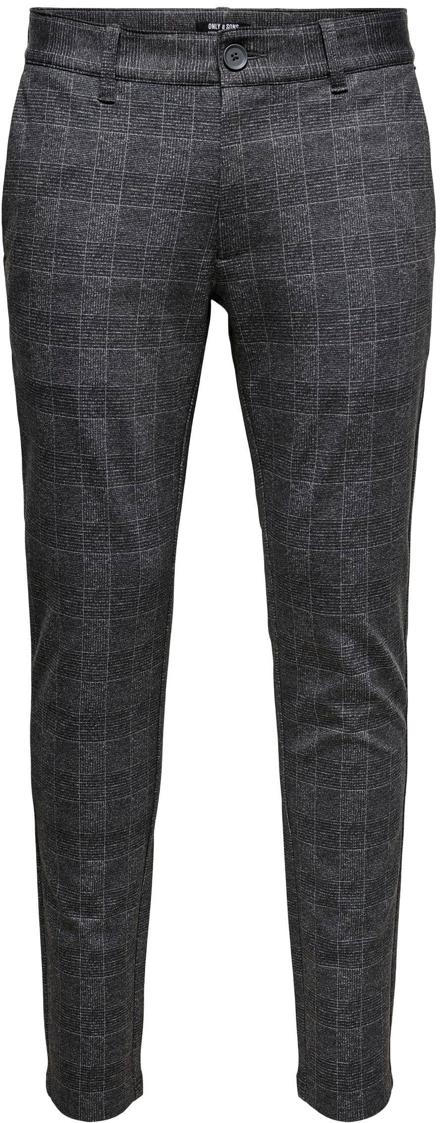 ONLY & SONS Chinohose »MARK CHECK PANTS« von Only & Sons