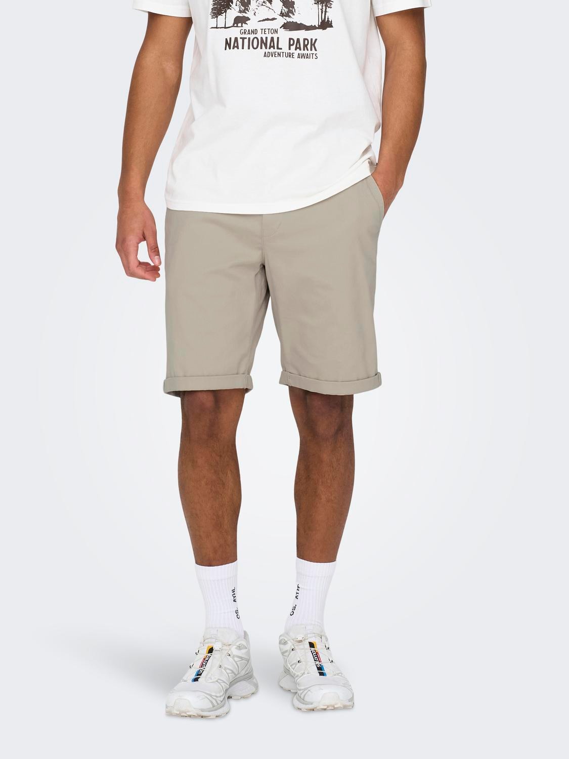 ONLY & SONS Chinoshorts »ONSPETER LIFE REGULAR 0013 SHORTS NOOS« von Only & Sons
