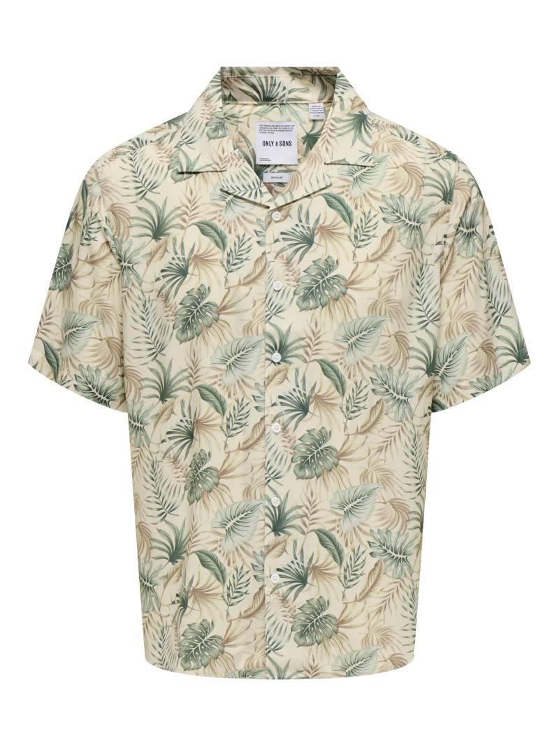 ONLY & SONS Hawaiihemd »ONSWAYNE LIFE AOP SS VISCOSE SHIRT NOOS« von Only & Sons