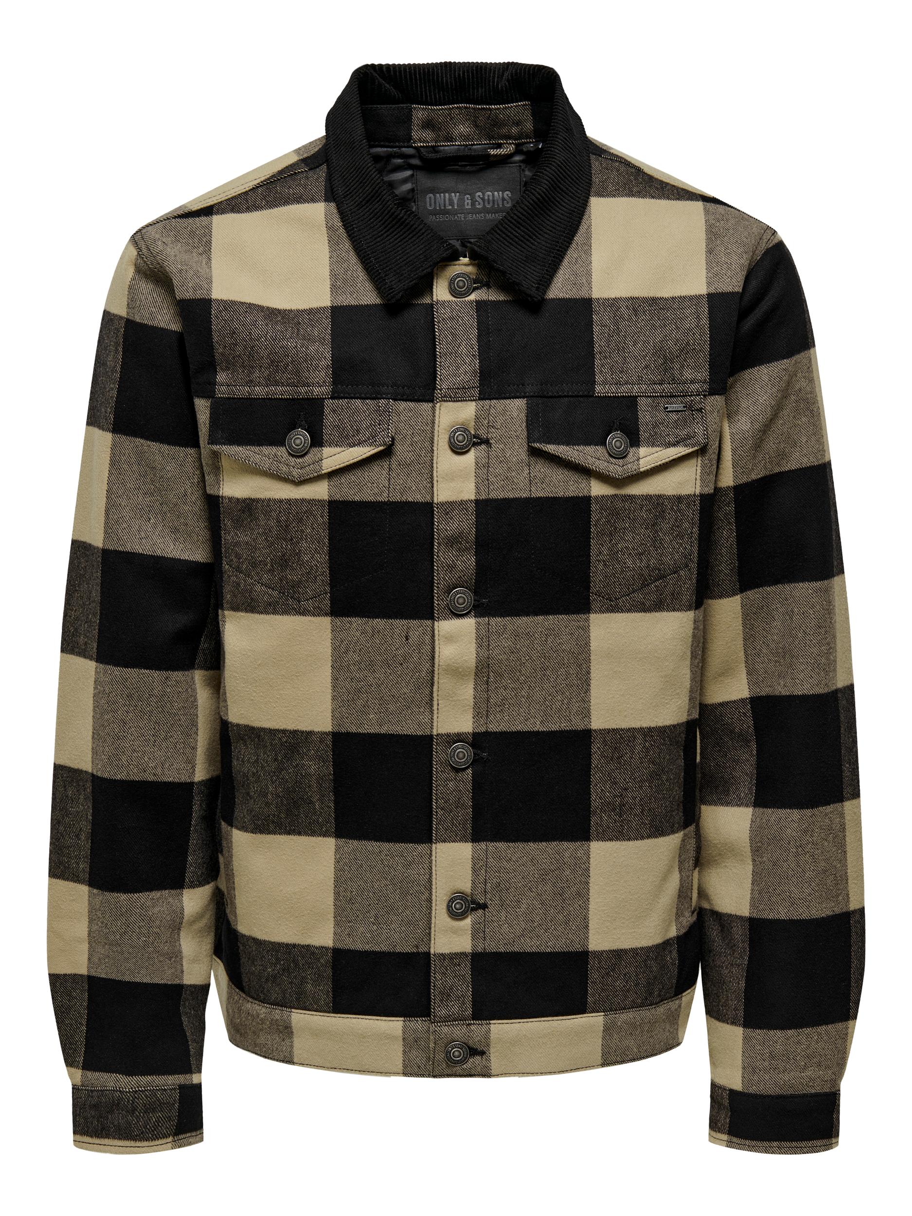 ONLY & SONS Hemdjacke »ONSLOUIS CHECK 0069 JACKET« von Only & Sons