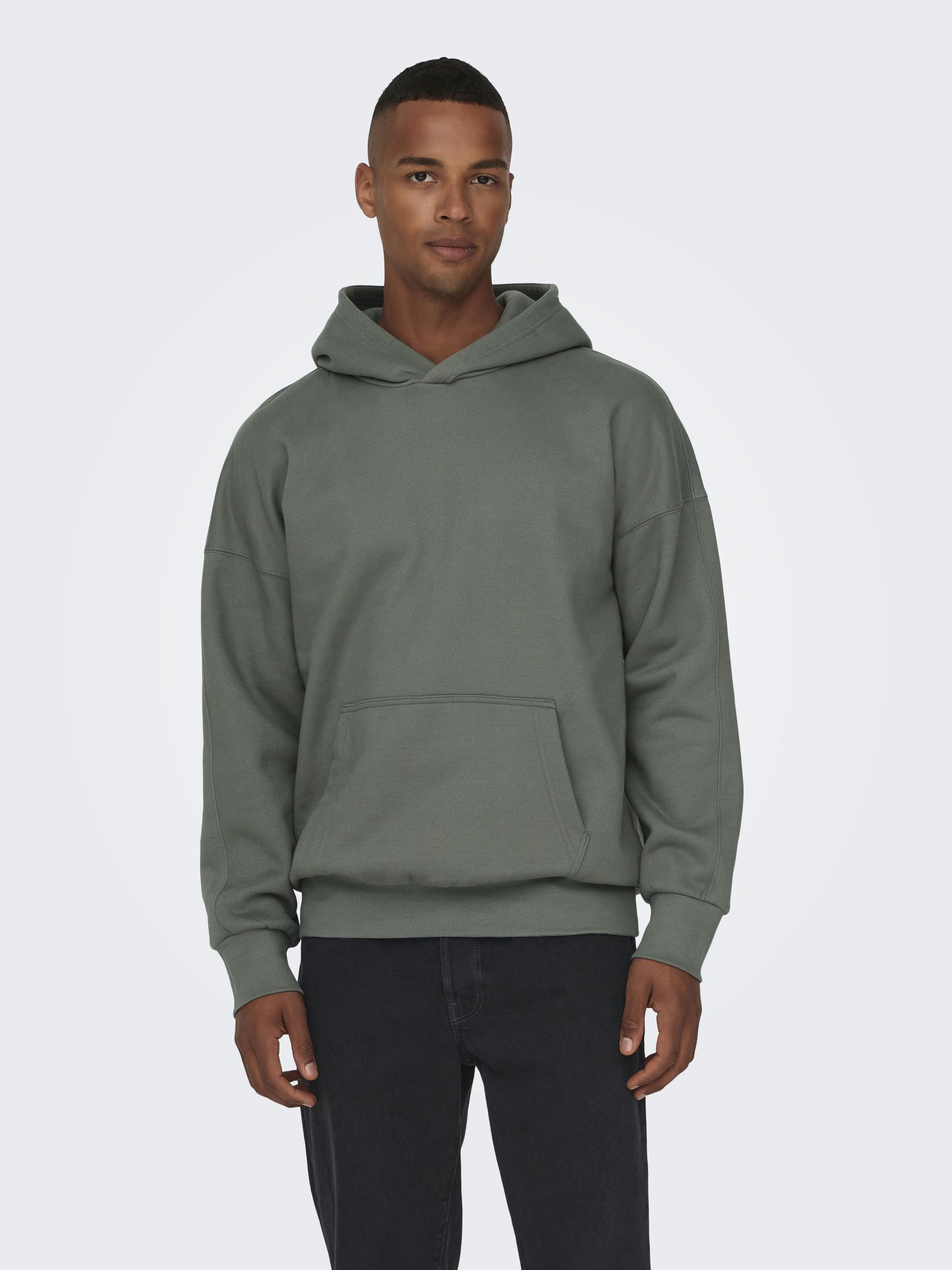 ONLY & SONS Kapuzensweatshirt »ONSDAN LIFE RLX HEAVY SWEAT HOODIE NOOS« von Only & Sons