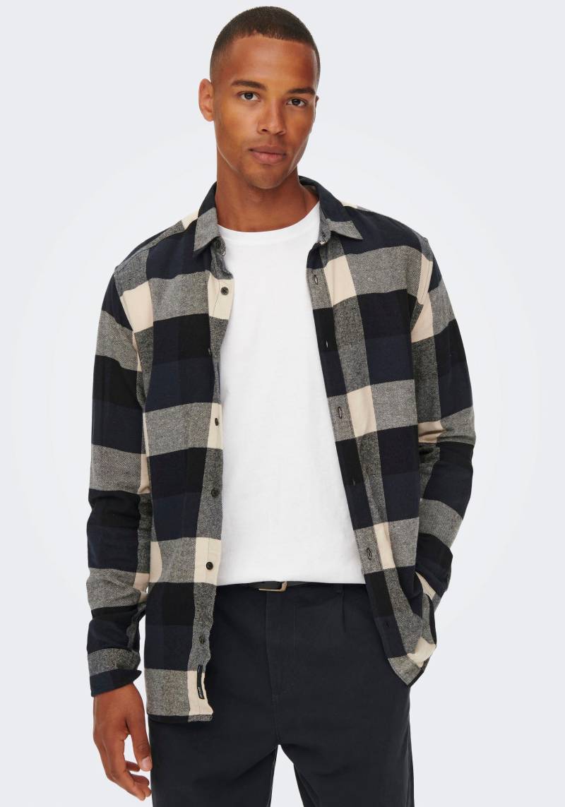 ONLY & SONS Karohemd »GUDMUND LIFE LS 3T CHECK SHIRT« von Only & Sons