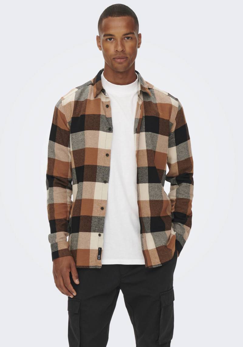 ONLY & SONS Karohemd »GUDMUND LIFE LS 3T CHECK SHIRT« von Only & Sons